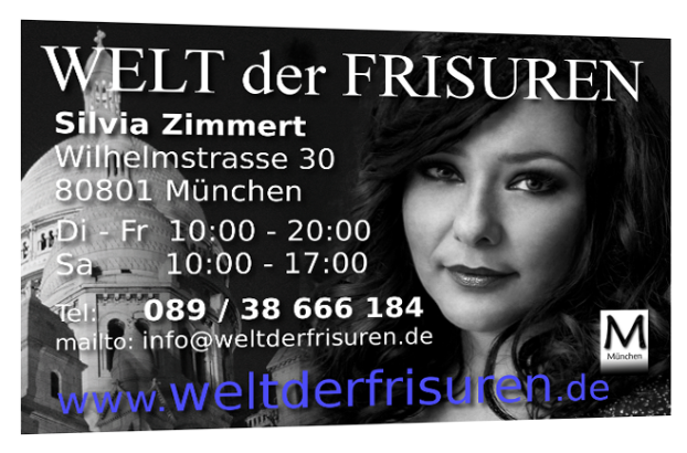 Kontakt WELT der FRISUREN München Schwabing